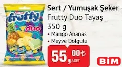FRUTTY DUO TAYAŞ SERT/YUMUŞAK ŞEKER 350 G - BAYRAM ŞEKERİ/ÇİKOLATASI